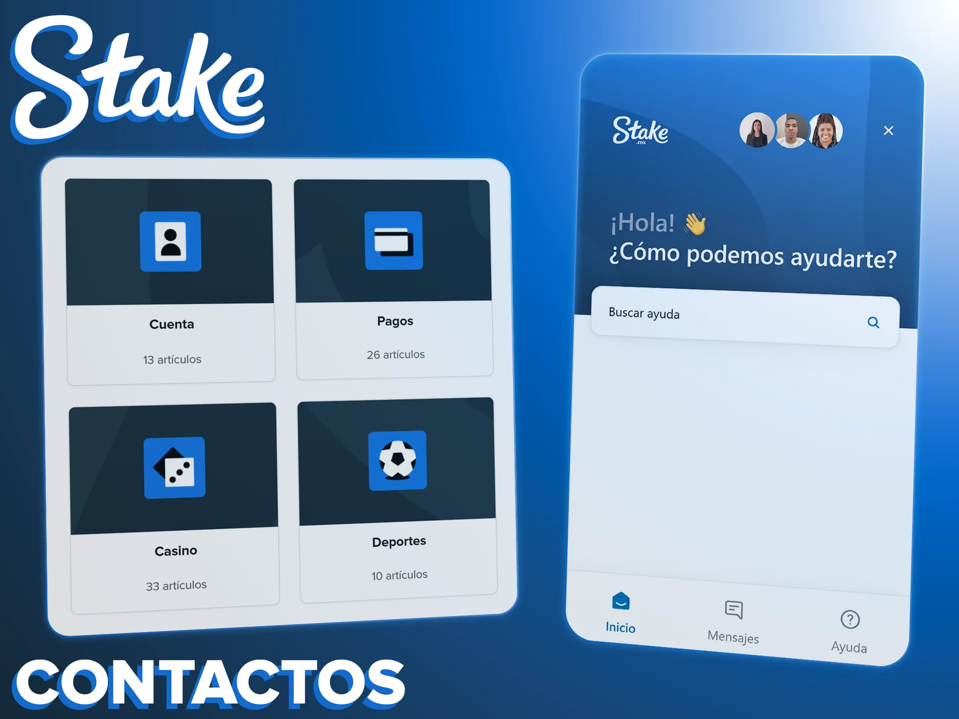 Resuelve tus dudas de depósito consultando al equipo de soporte en Stake.