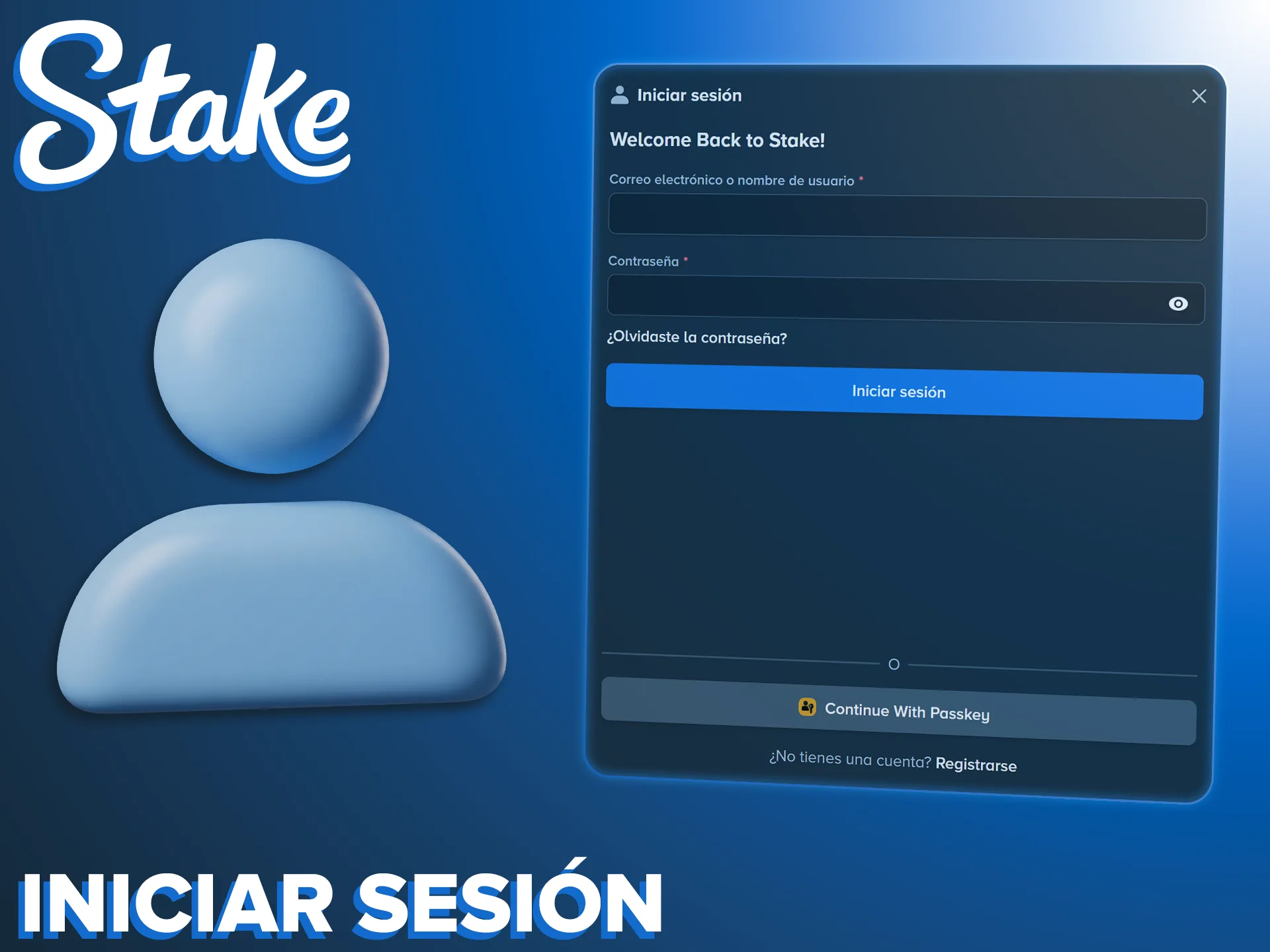 Accede a tu sesión en la plataforma Stake para hacer jugadas.