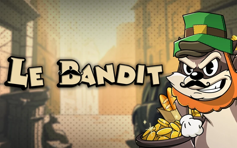 Gira los rodillos de la tragamonedas Le Bandit en Stake.