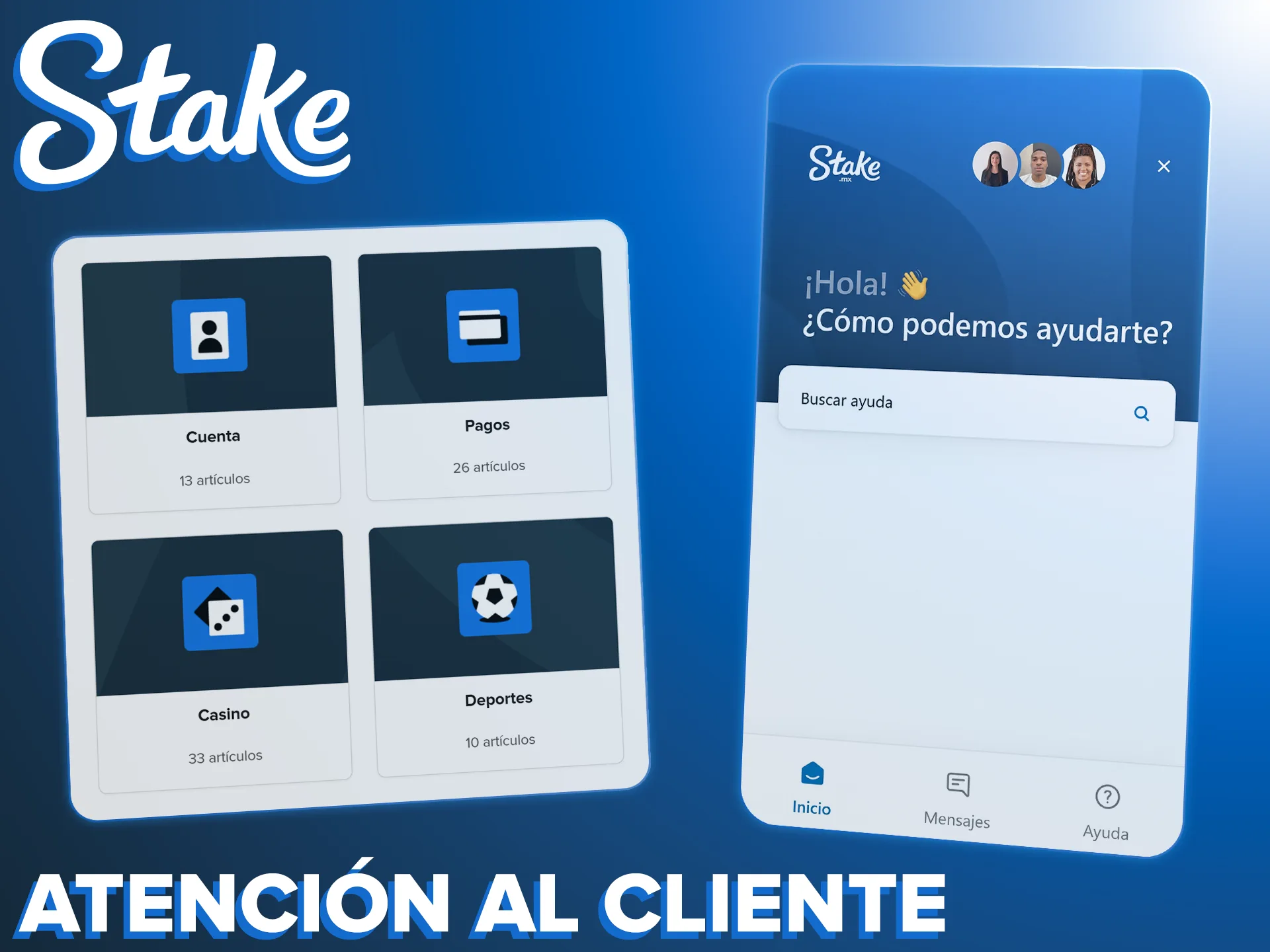 Contacta al equipo de soporte para resolver dudas de retiro en Stake.